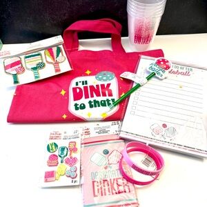 Michaels Hot Pink "I'll Dink to That" Party Tote Kit